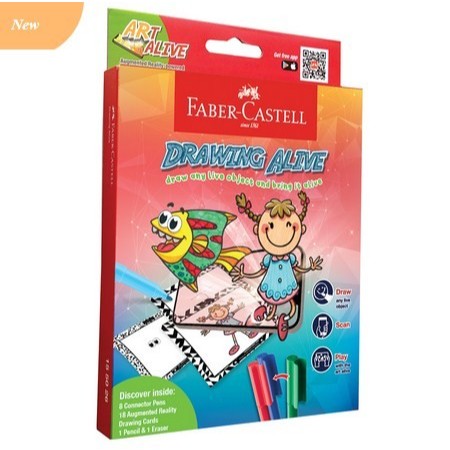 

Drawing FABER CASTELL / Colouring Art Alive 3D - Colouring 3D