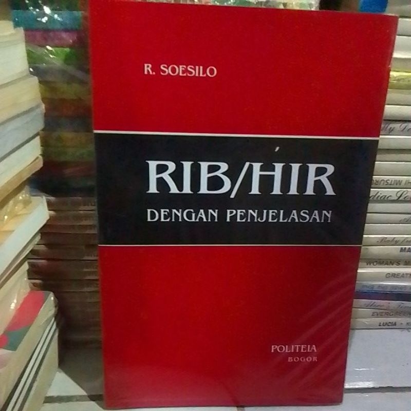 buku hukum / rib hir r Soesilo lengkap dengan penjelasan original