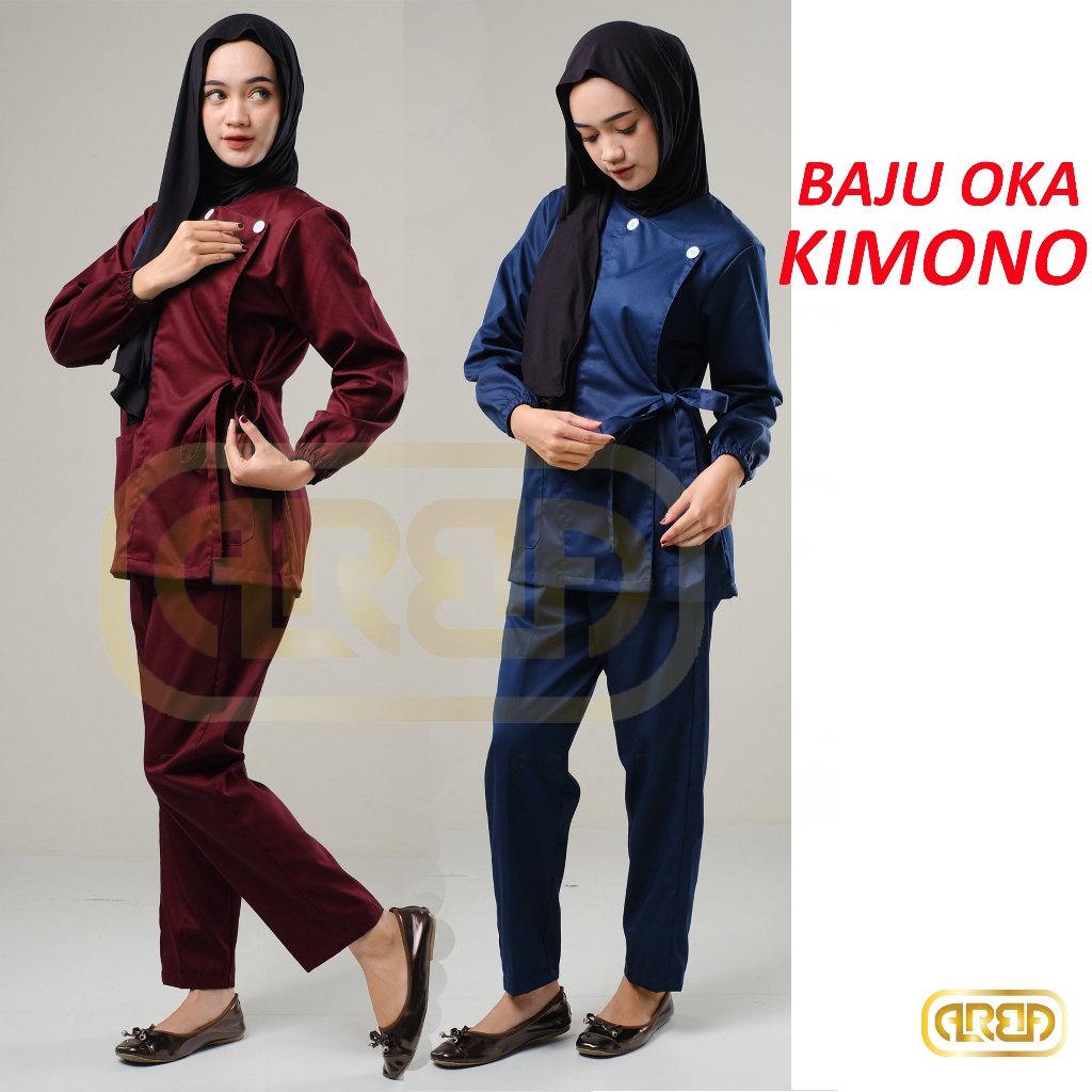 Baju Oka Kimono Lengan Karet