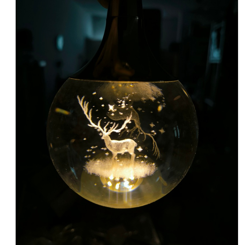 LAMPU GANTUNG BOLA KRISTAL CANTIK LAMPU HIAS GANTUNG LED BARU LAMPU TIDUR