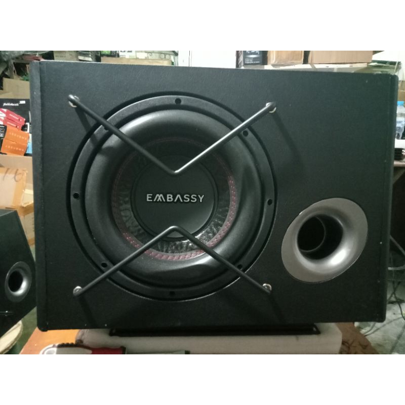 Subwoofer Aktif 10 inch BASSBOX Embassy Trojan EMS-10