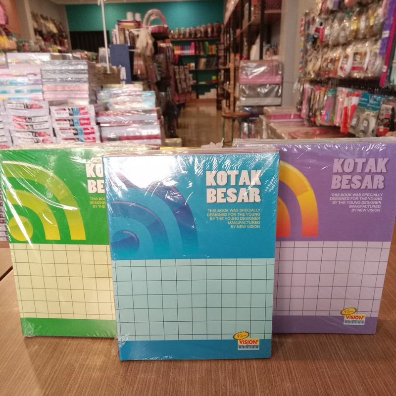 

Buku Kotak Besar Vision 30 Lembar/10 Pcs