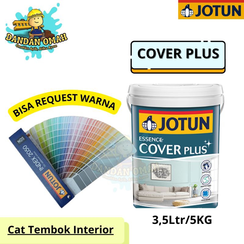Cat Tembok Interior / Jotun Essence Cover Plus / Easy Clean / Kualitas Medium / Kemasan 3,5L
