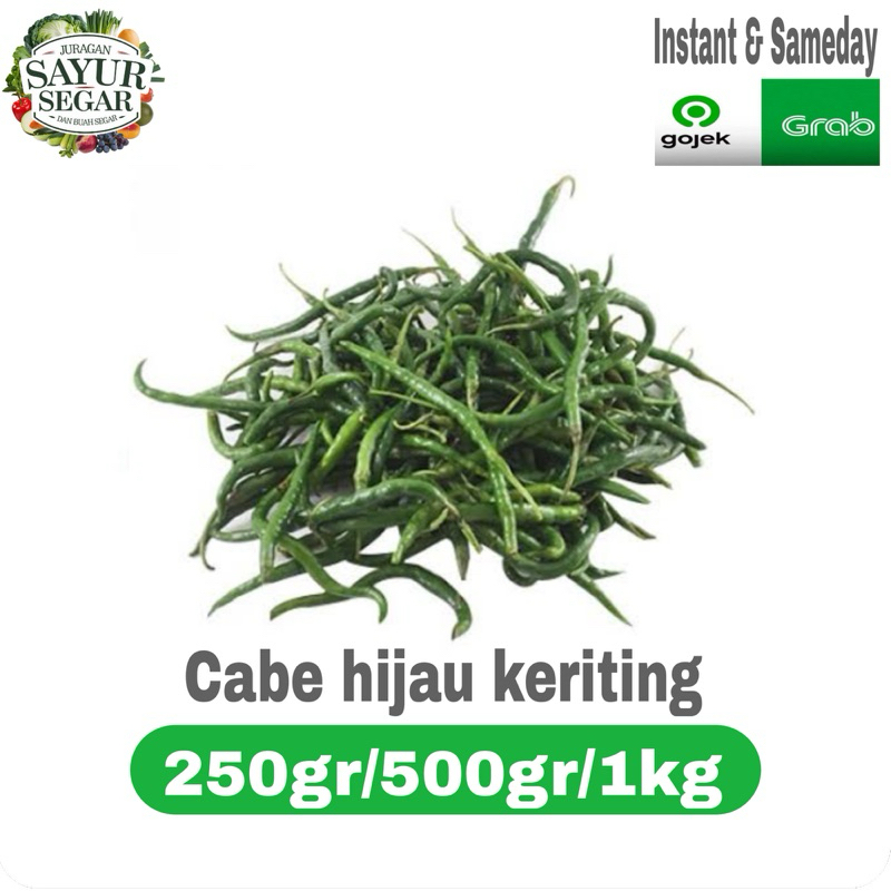 

CABE/CABAI IJO KERITING 250gr/500gr/1kg