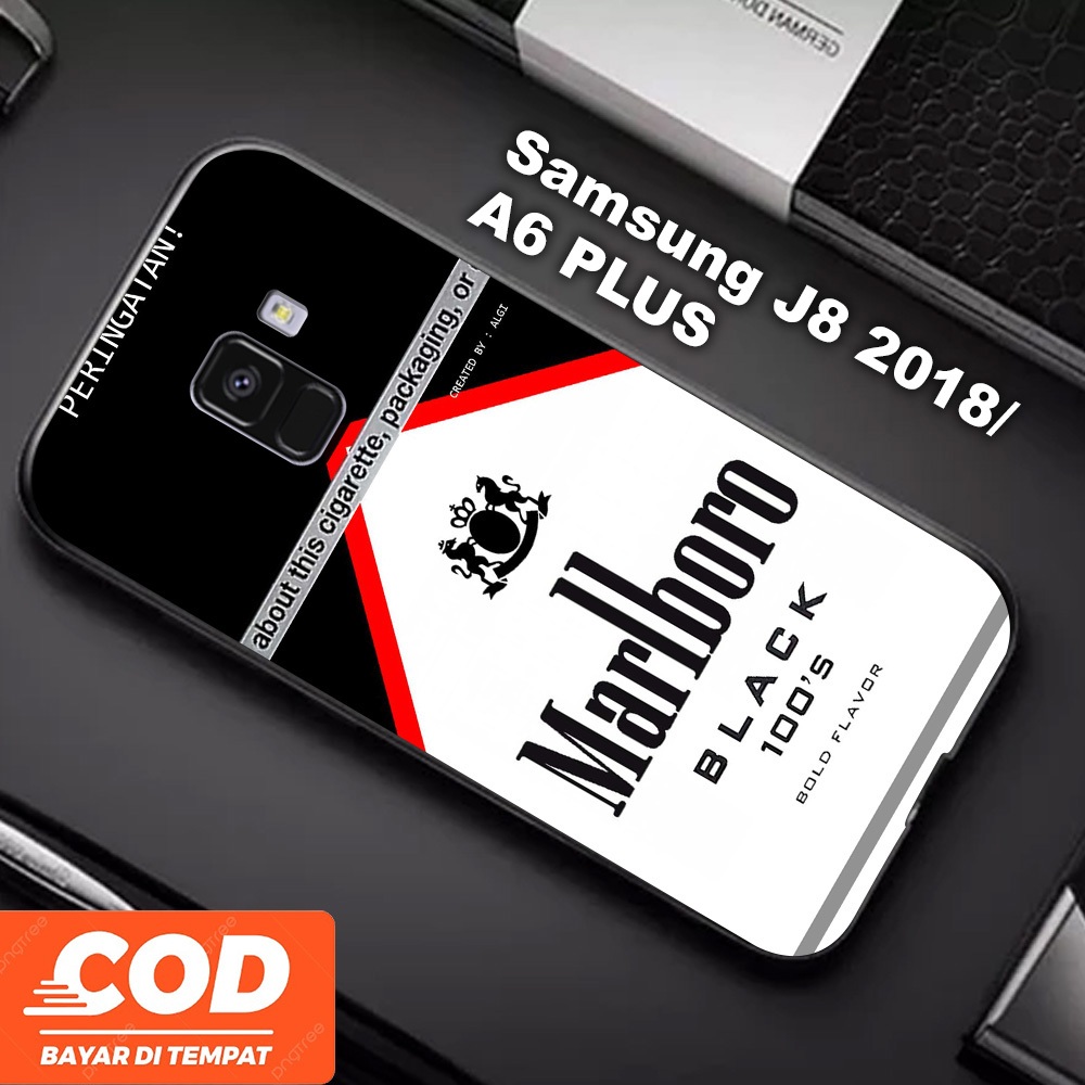 [A15] Rok*k Sm*king Custom Aesthetic Casing Samsung A6 2018 Samsung A8 Plus Samsung J8 2018 Case Sam