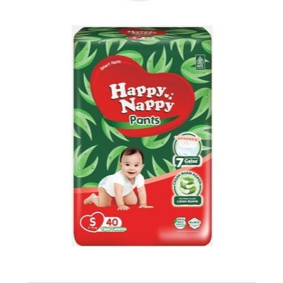 PAMPERS HAPPY NAPPY PANTS UK. S40/M32/L28/XL24
