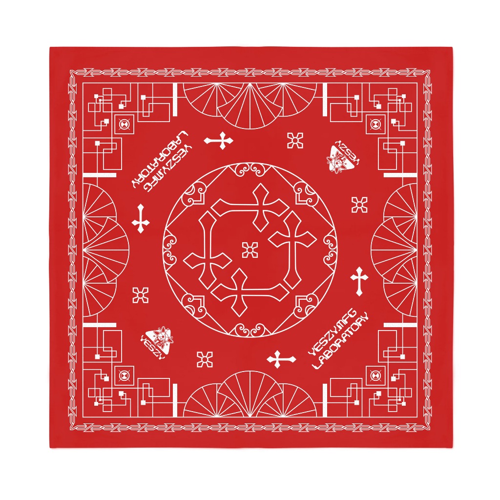 YESZY.MFG - Laboratory Red Bandana