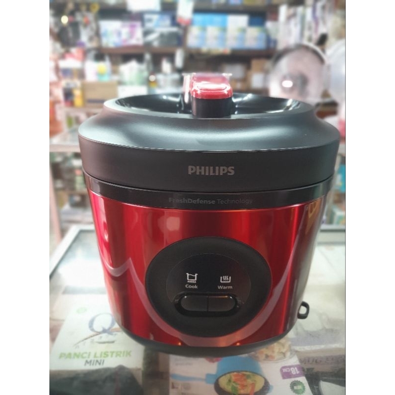 PHILIPS Rice Cooker 1,8 liter 3in1 HD-3211 RED