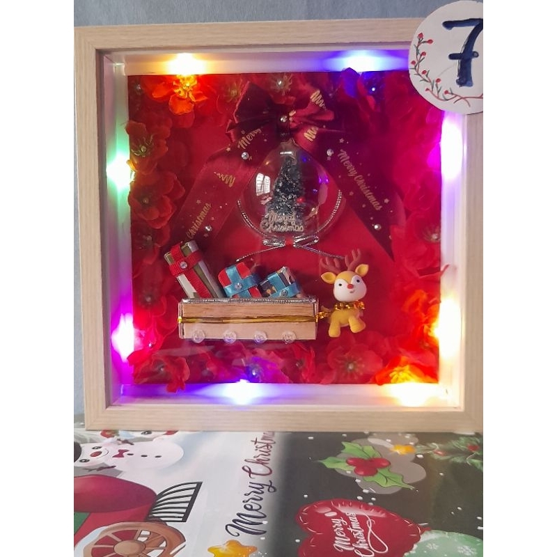 Pajangan natal,dalam frame 3D