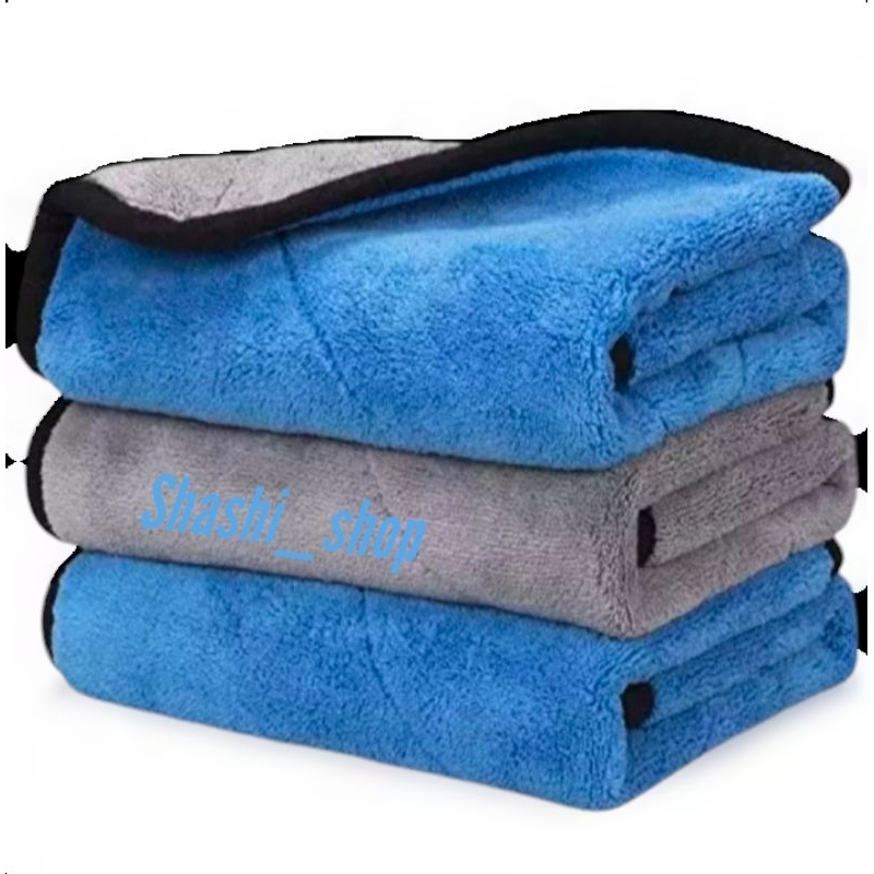 [promo]30×60 lap mobil microfiber tebal jumbo 800 gsm anti lecet |kain lap microfiber mobil |kain la