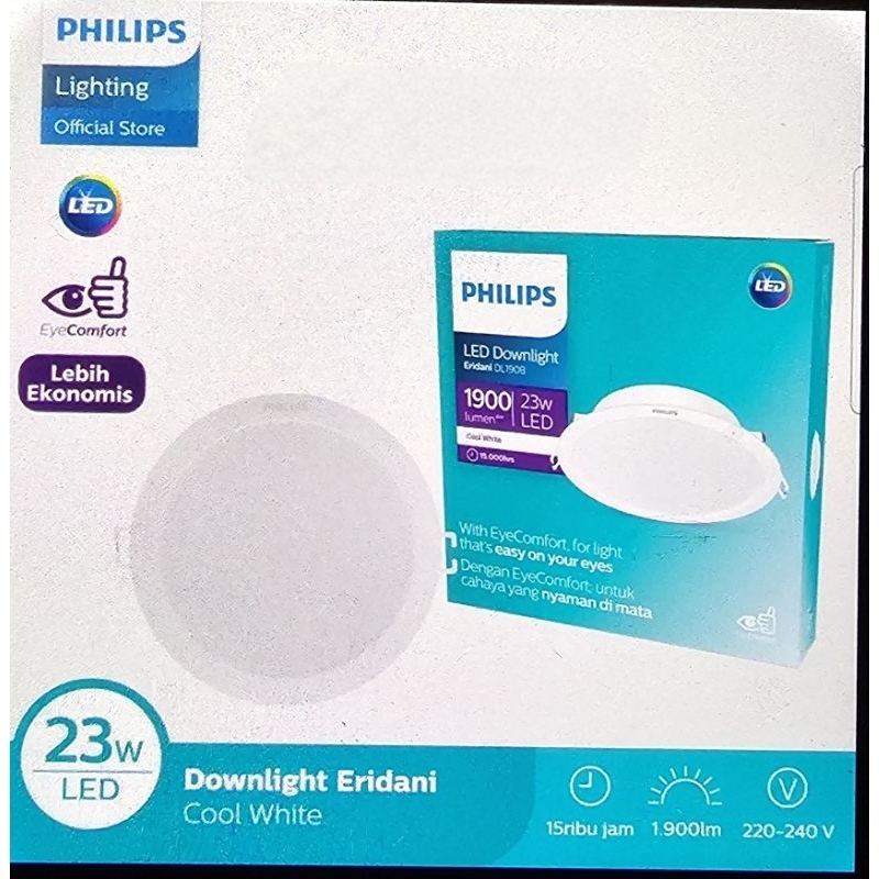 PHILIP DOWNLIGHT LED ERIDANI 23 W PUTIH