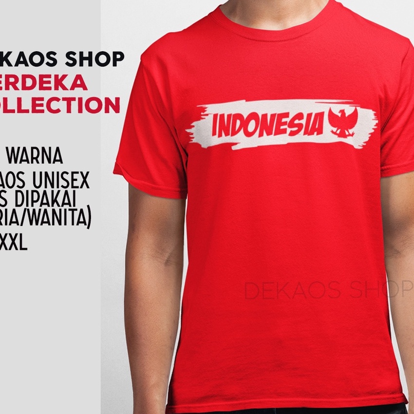 Terlaris KAOS 17 AGUSTUS 223 DEWASA  KAOS MERAH PUTIH DEWASA  BAJU MERAH PUTIH  KAOS KEMERDEKAAN 17A