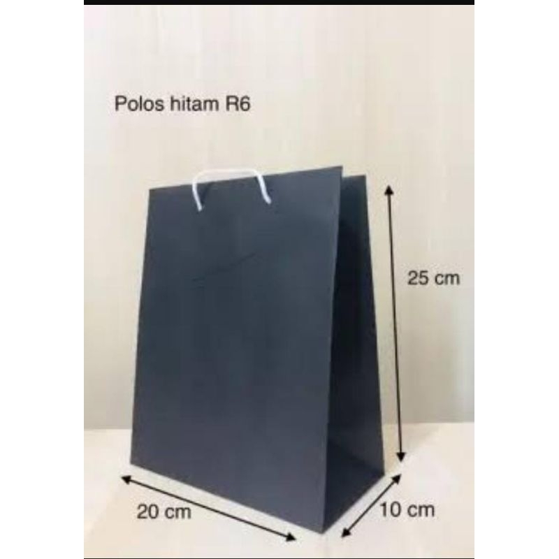 

PaperBag polos ukuran 20×25×10