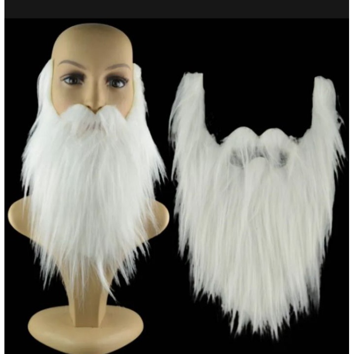 HJ6 BEWOK JENGGOT KUMIS PALSU PUTIHHITAM DAN COKLAT