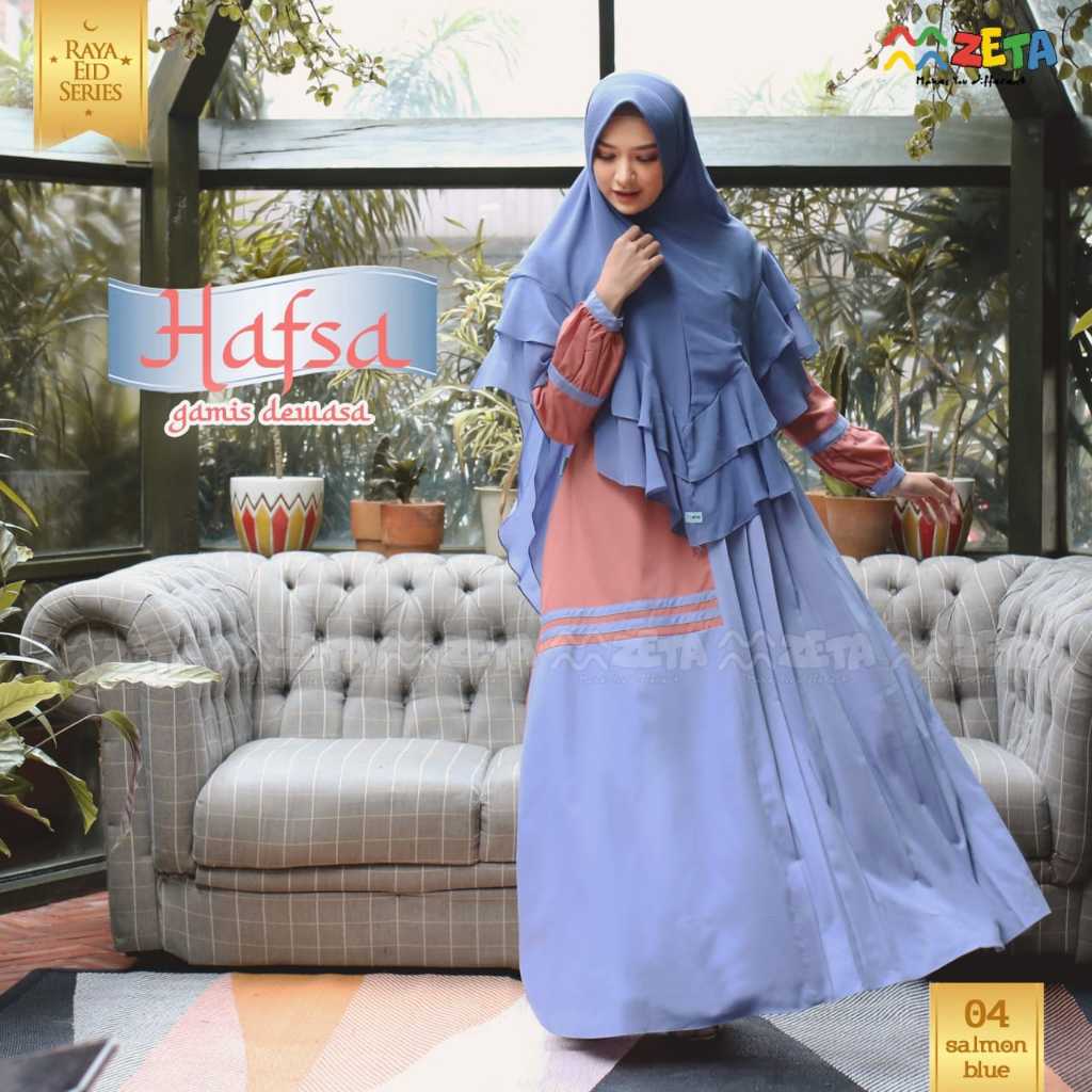 47. GAMIS DEWASA / HAFSA BY ZETA OUTFIT