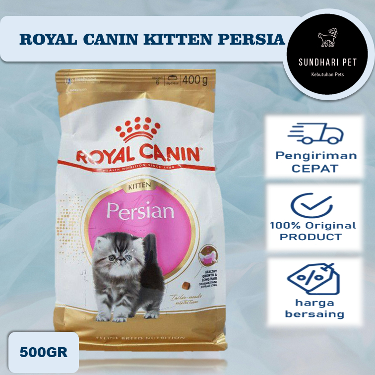 Makanan Kucing | Royal Canin Kitten Persia 500gr | RC KITTEN PERSIA 500GR | kemasan repack