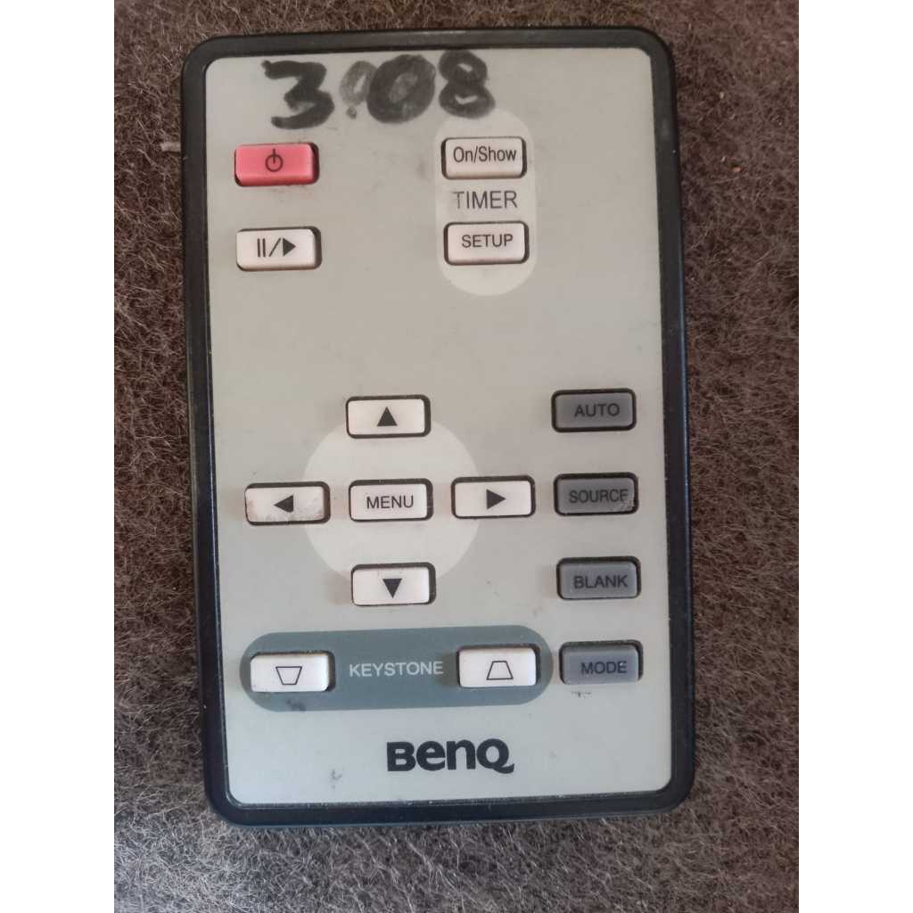 BEKAS NORMAL REMOT PROYEKTOR PROJECTOR REMOTE BENQ BEN Q SERI OK