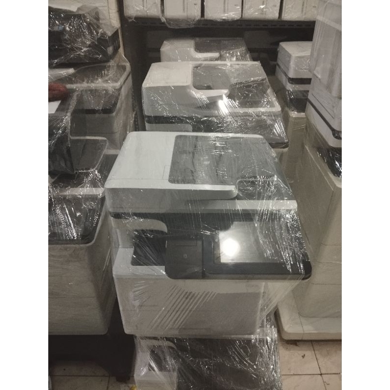 PRINTER LASERJET MANAGED FLOW MFP M527 MESIN POTO COPY MINI SUDAH SIAP PAKAI
