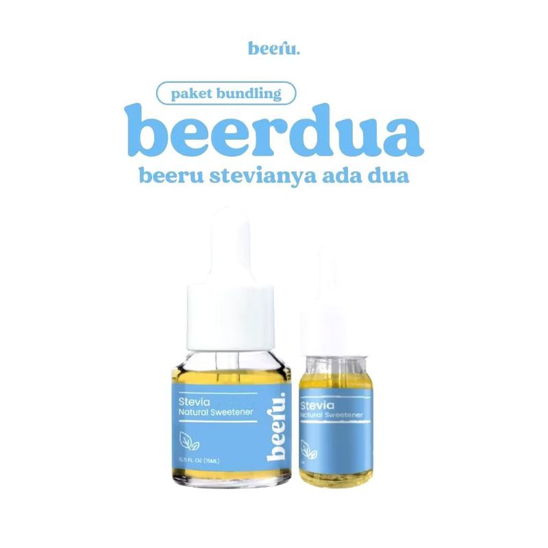 

Beeru Stevia Natural sweetener Pemanis Alami 0 Kalori 5ml dan 15 ml