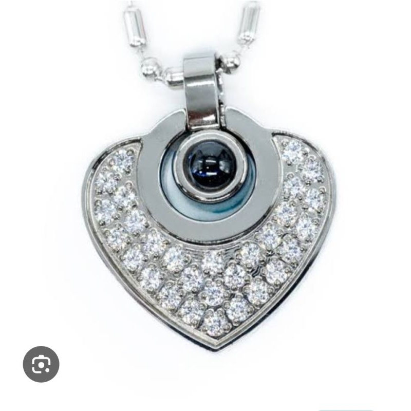 kalung mci ori segel WMP love silver