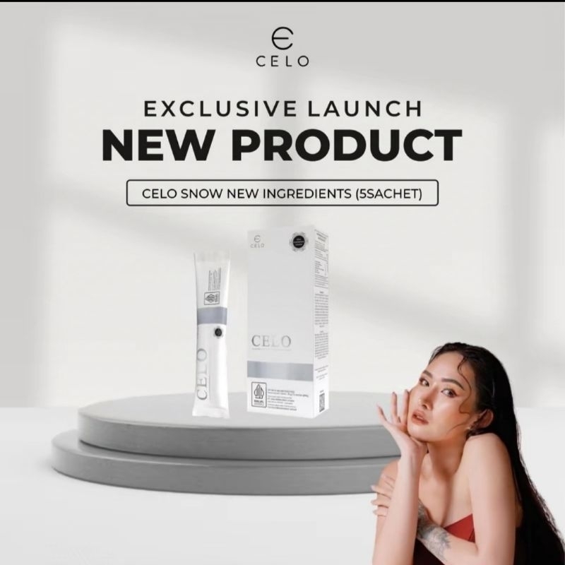 CELO SNOWHITE POWDER DRINK LYCHEE SUDAH BPOM