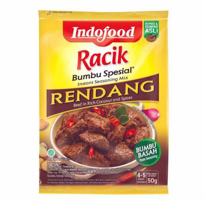

indofood racik bumbu rendang 50g