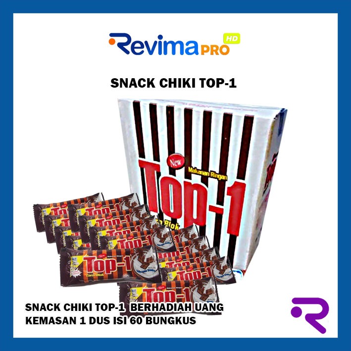 

Snack TOP--1 BERHADIAH UANG Kemasan 1 DUS isi 60 Bungkus