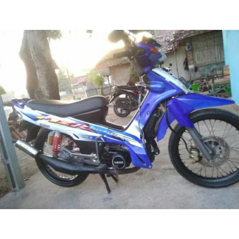 Knalpot Yamaha Fizr AHM Tameng Standar Racing Suara Garing Kemerincing