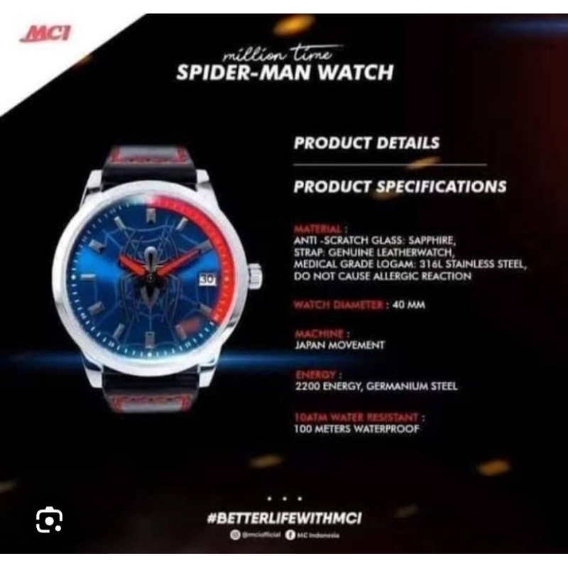jam kesehatan mci sepedermen & Batman ori