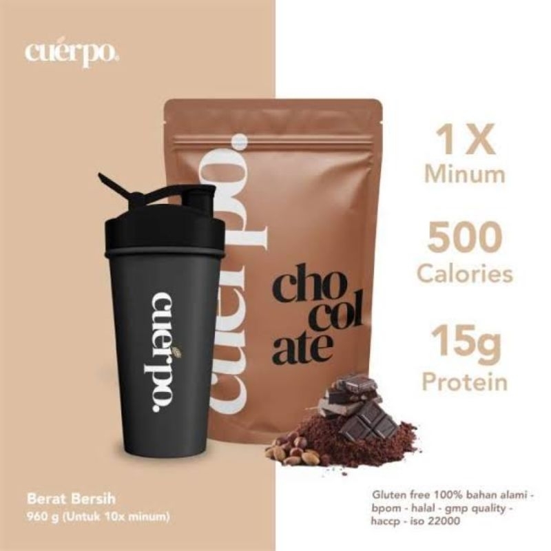 

PROMO LIVE PAKET 1 PCS CUERPO Susu Tinggi Kalori 960 Gram Protein Original