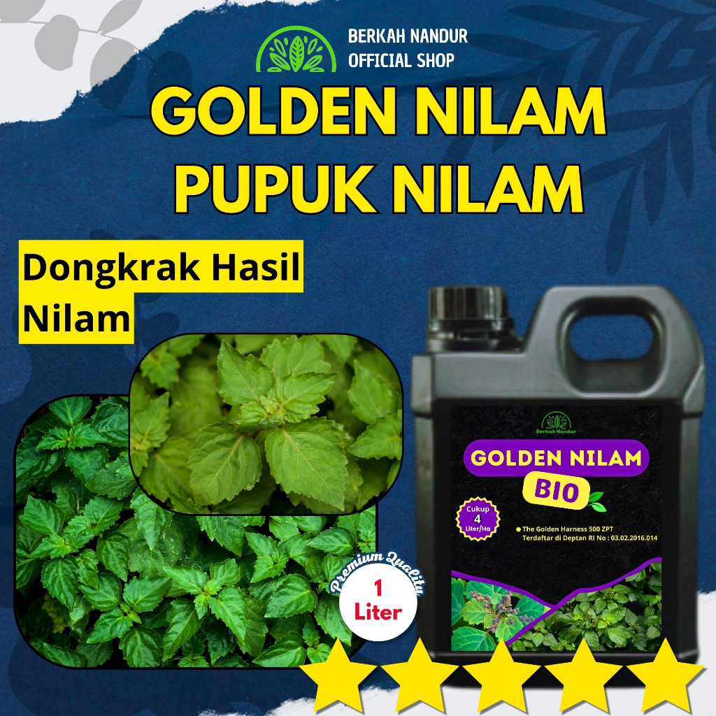 Pupuk Golden Nilam Booster Tanaman Nilam Pupuk Khusus Nilam Pupuk Nilam