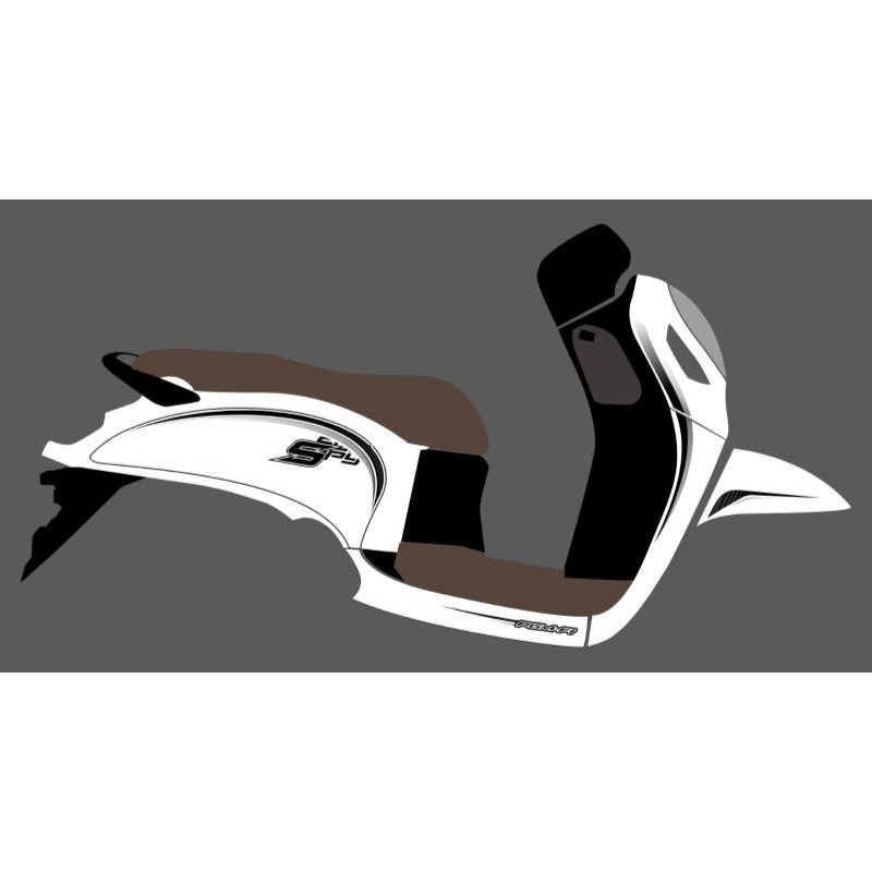 STRIPING STICKER TRANSPARAN SCOOPY 2021-2024 MOTIF LIST ELEGAN SIMPEL