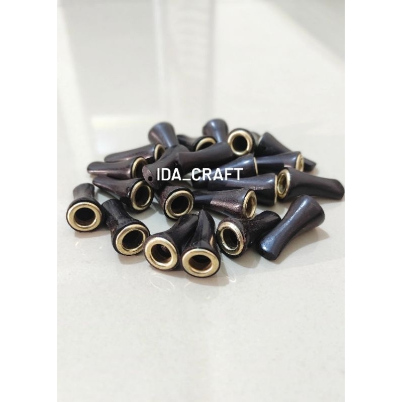 PIPA ONCE KELOR HITAM BERKUALITAS/ONCE KAYU HITAM MINI 3CM/PIPA ONCE KAYU TERMURAH/ONCE KELOR HITAM