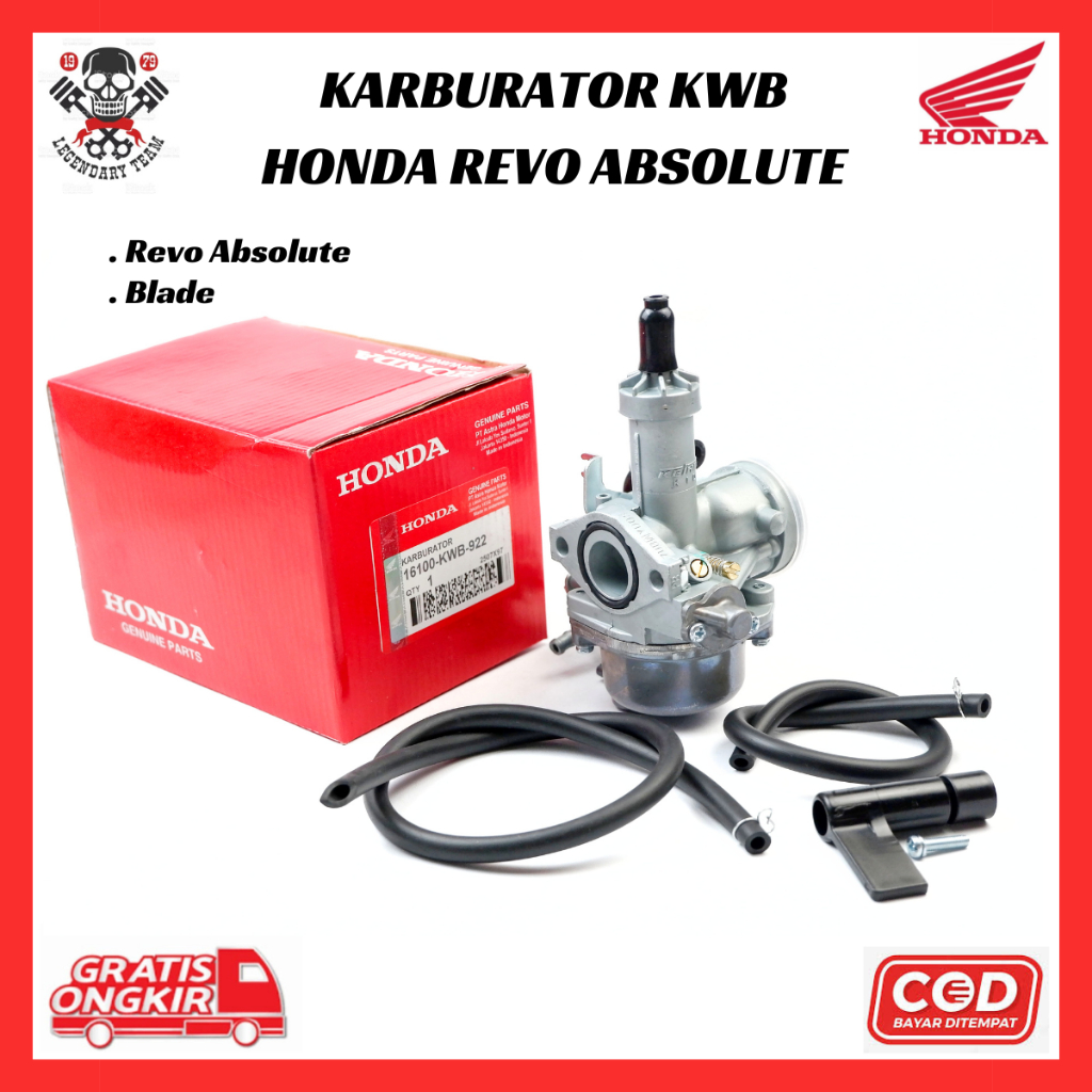 Karburator Ori Honda Revo Absolute - Revo Fit - Blade Lama - Blade New 16100-KWB-922