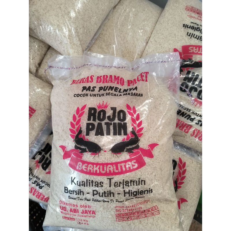 

beras bramu Pacet rojo patin 4kg