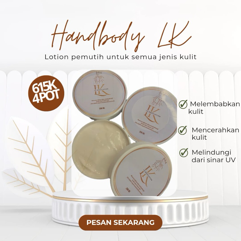 LK Handbody Lotion 4 Pot PAKET HEMAT