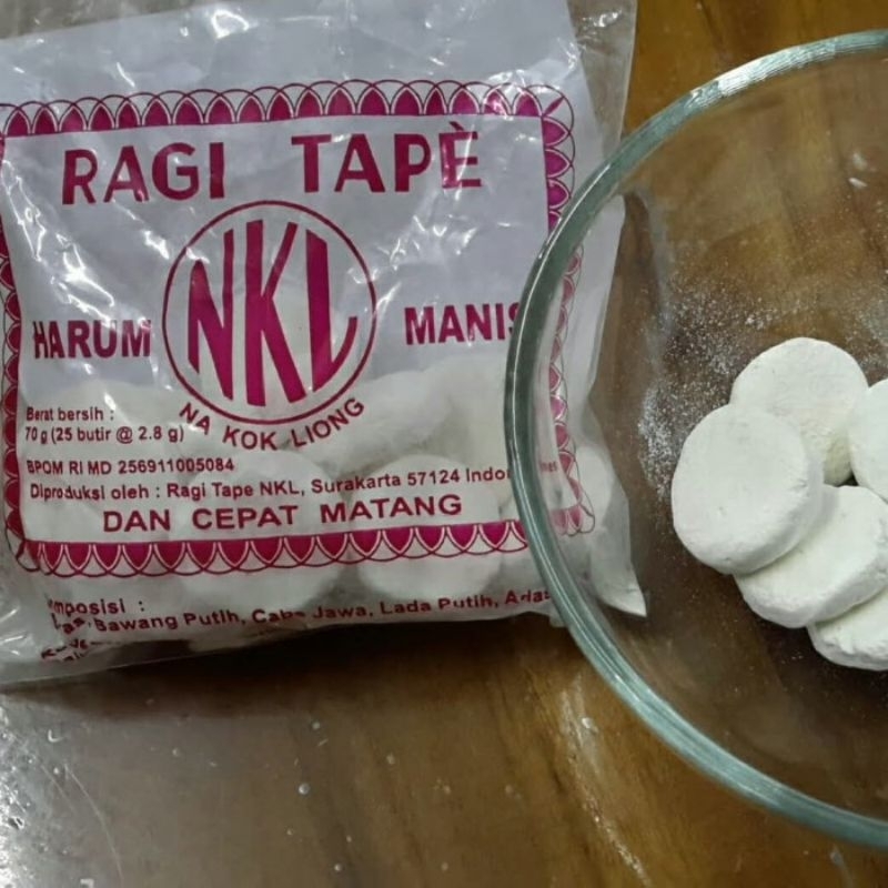 

RAGI TAPE NKL 25 BUTIR | KETAN | SINGKONG | MANIS | HARUM | SEDAP | PAK | GROSIR