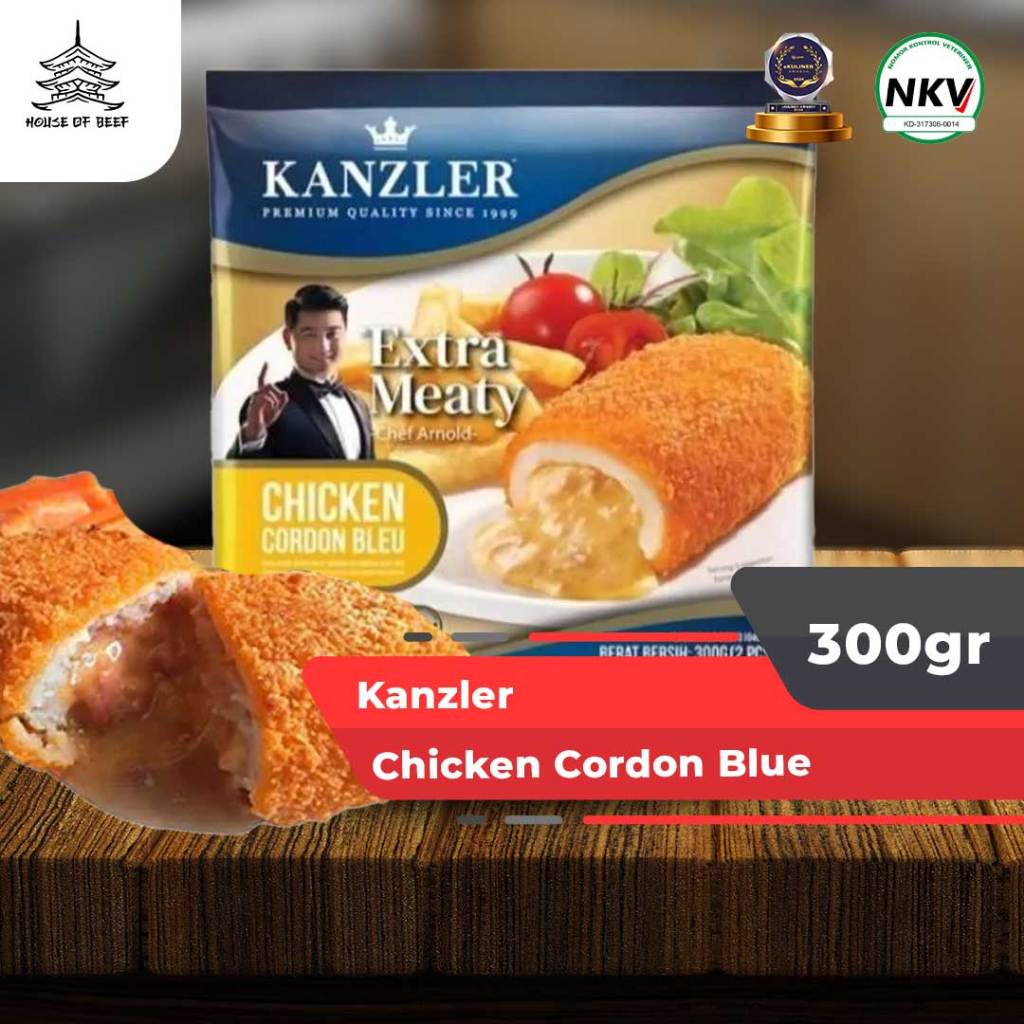 

[BEST SELLER] Grosir 1 Karton Kanzler Chicken Cordon Blue 300gr Isi 6pcs