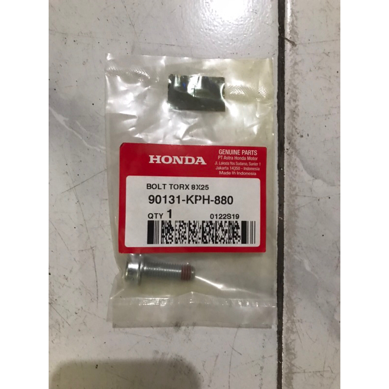 Baut Kaliper Cakram Bolt Torx 8×25 – BeAT POP eSP, BeAT Sporty eSP, Vario 125 FI, Vario 125 eSP, Var