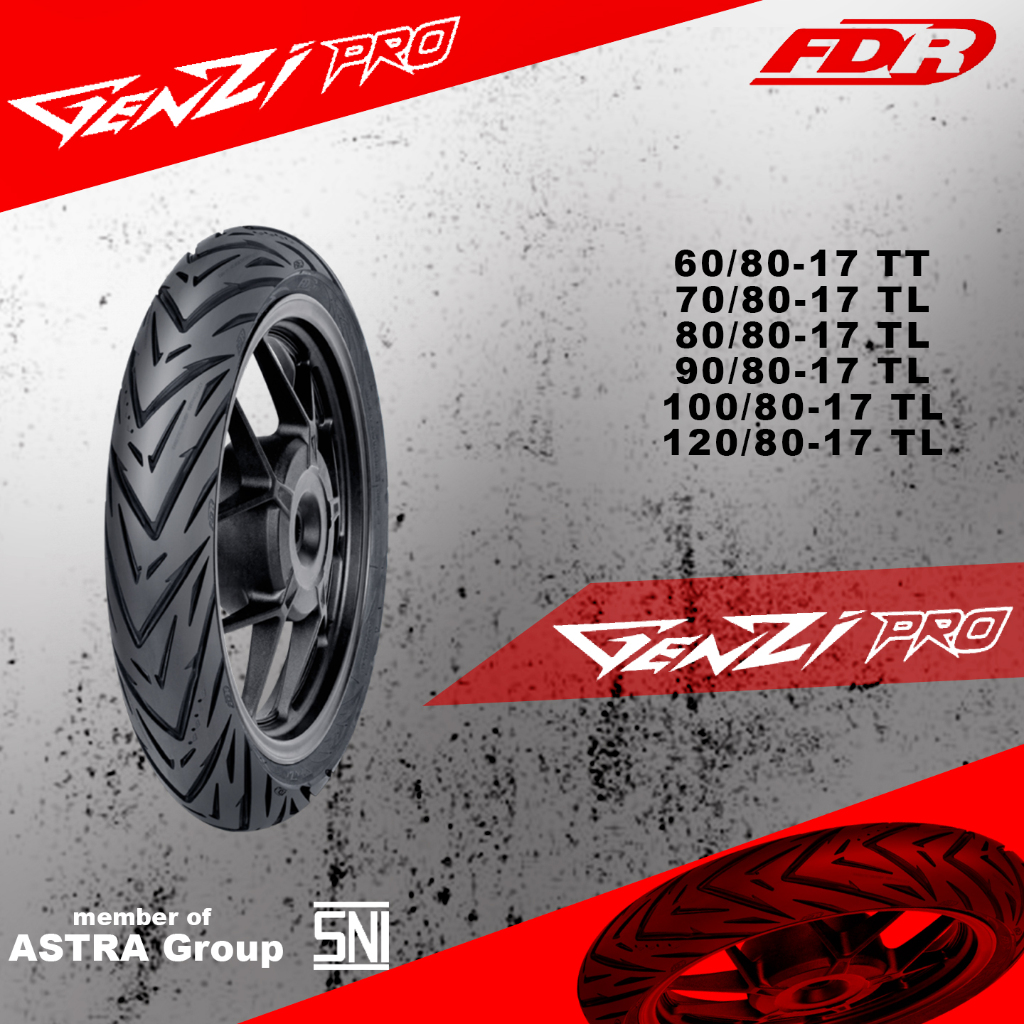 Ban TL FDR GENZI PRO ring 17 tubeless