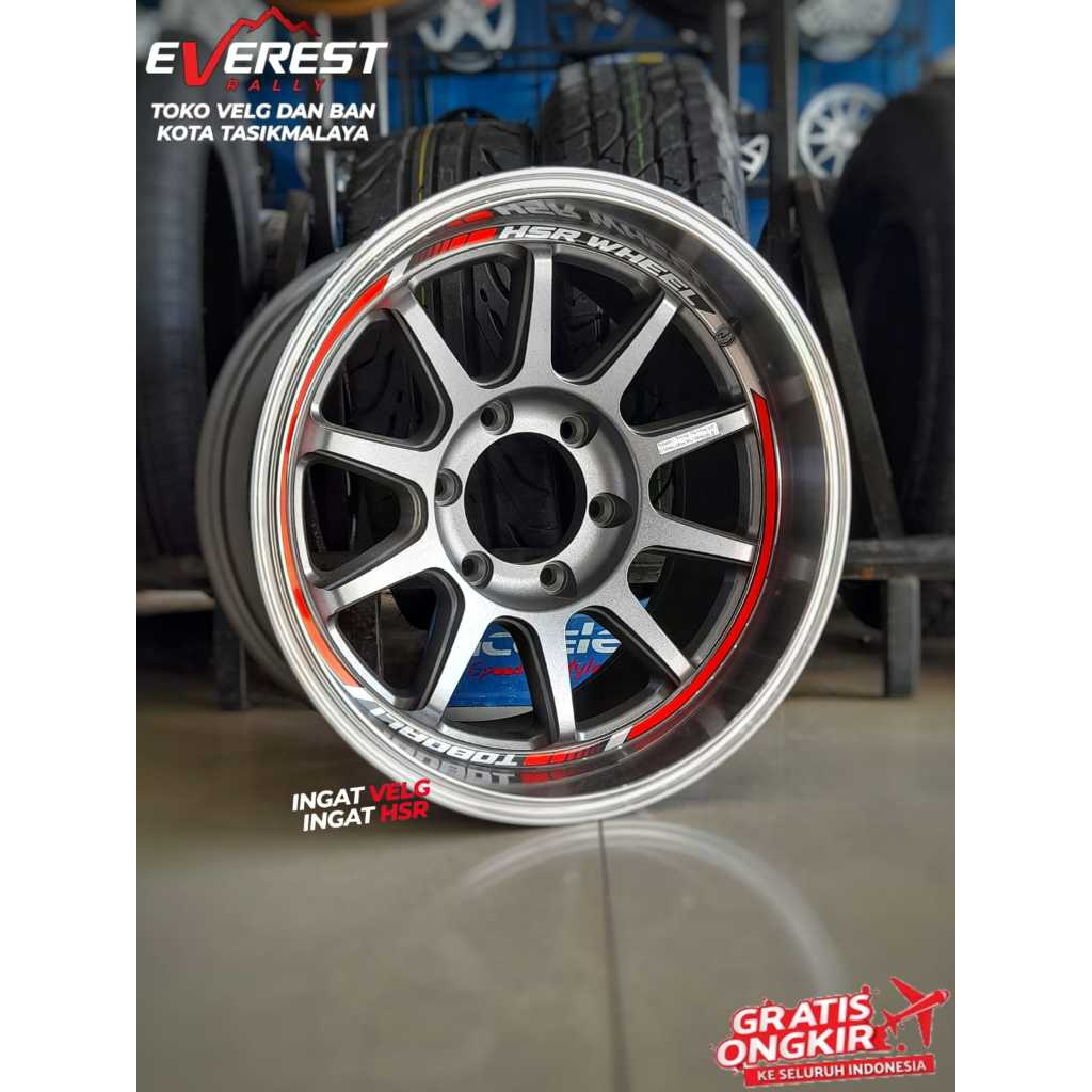 VELG RACING HSR TOBOALI RING 17 UNTUK MOBIL PANTHER, TRITON