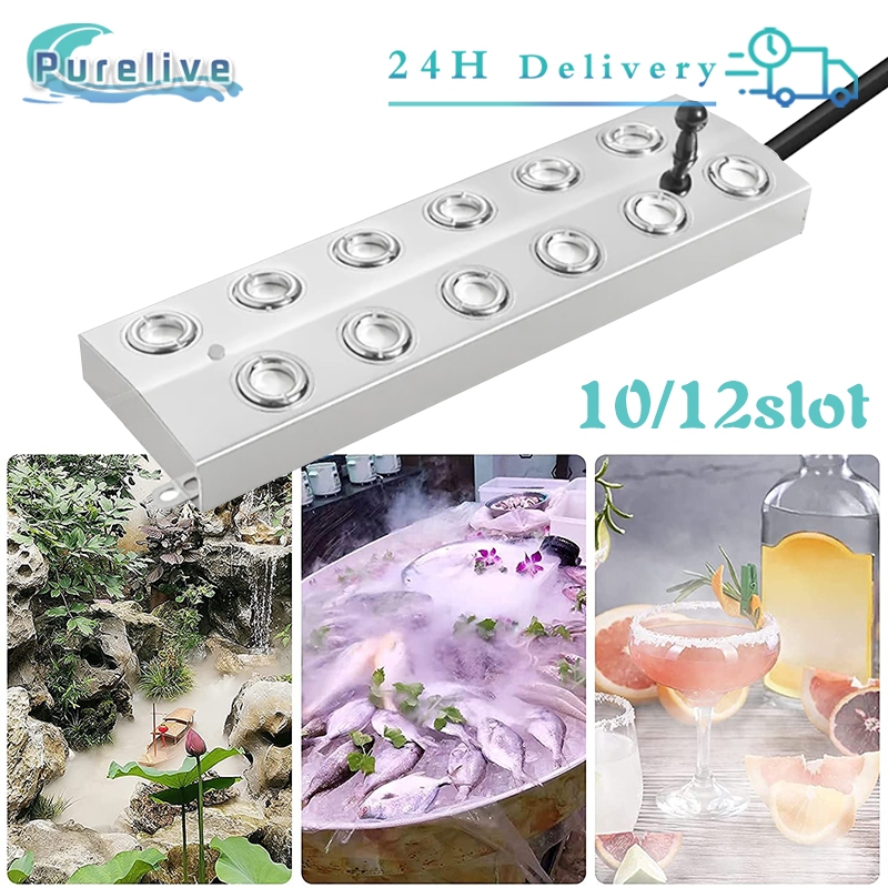10/12 Mata Mist Maker Ultrasonic Stainless Steel Pengembun Humifider