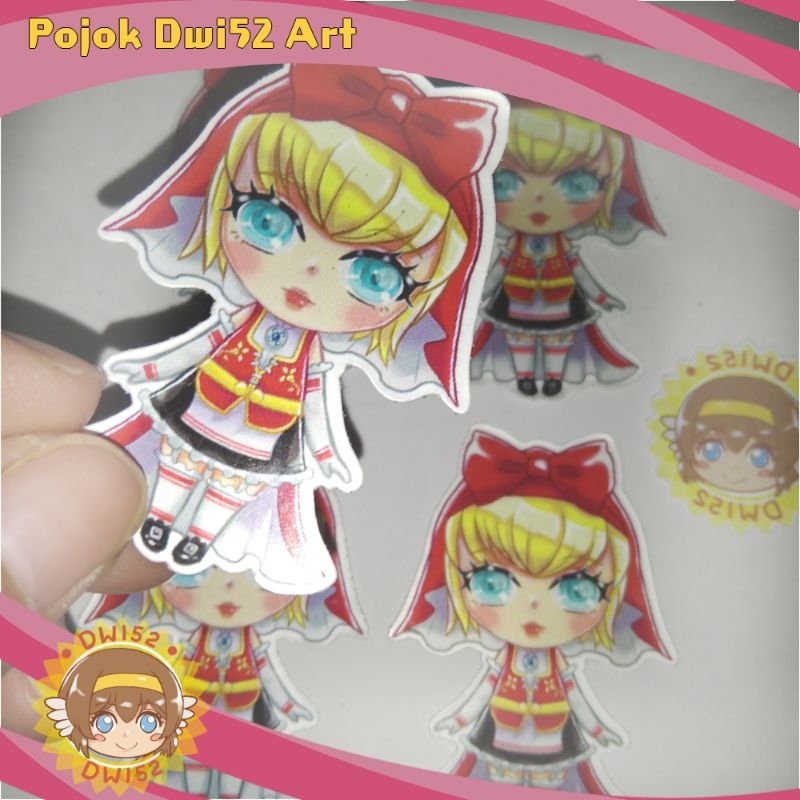 

Stiker Satuan Karakter Fanart Fanmerch Idunn Shin Megamj Tensei