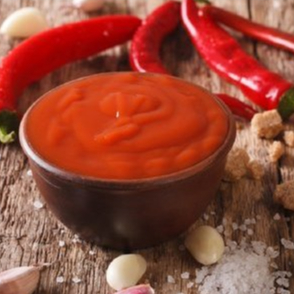 

Saus Delmonte Tomat/Hot 500gr los