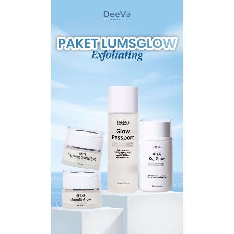 DEEVA Paket Exfoliasi Glow / Deeva acne 1/ Deeva glowing 3 / deeva Bpom terbaru