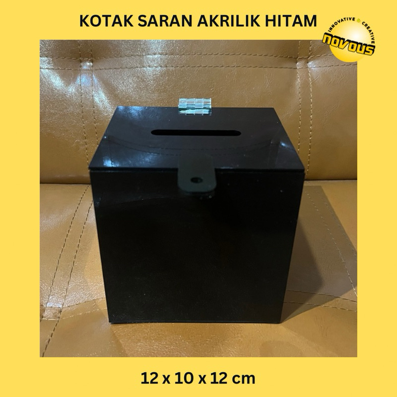 

Kotak Saran / Amal Akrilik Hitam