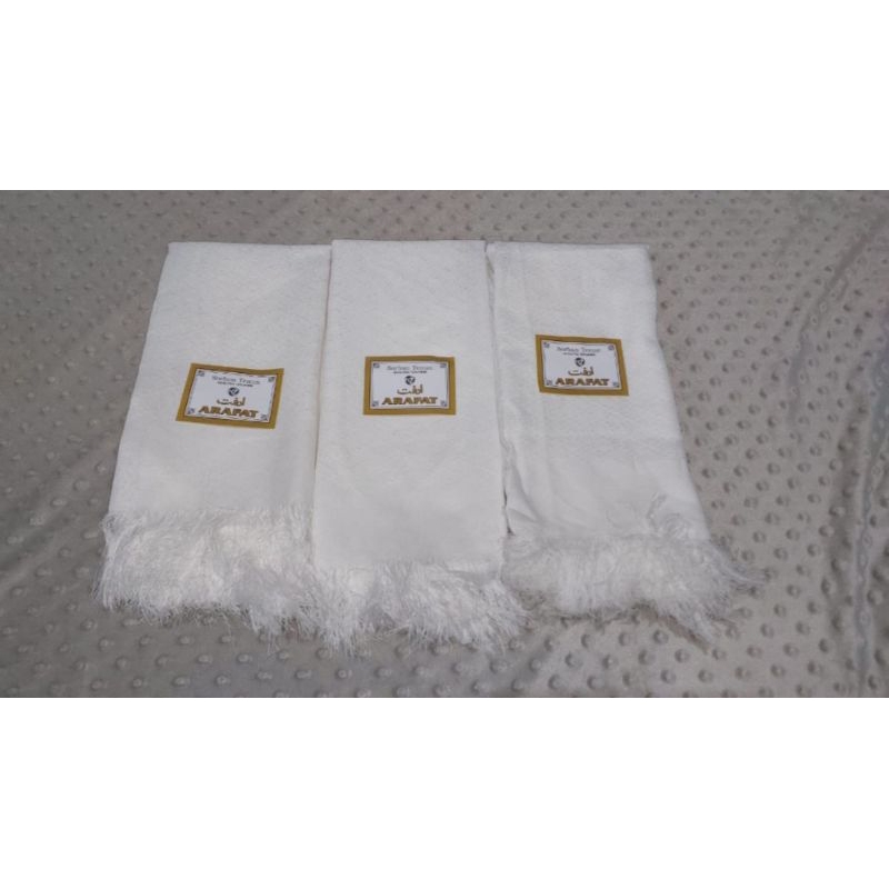 grosir isi 10pcs sorban Arafat putih polos ,sorban kain arab,grosir haji,sorban tenun