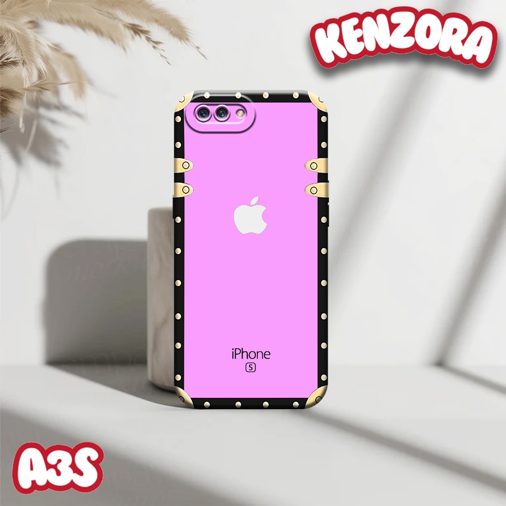Kenzora Case OPPO A3S Fashion Case Logo Iphone Series Hardcase Softcase Kesing Hp Premium Case Cover