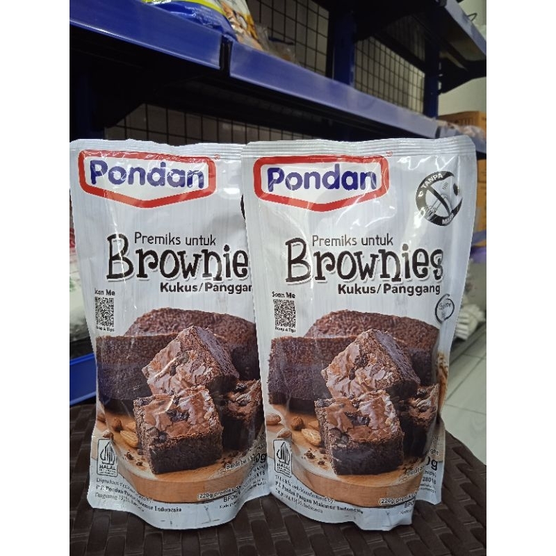 

Pondan Brownies Kukus/Panggang 230g