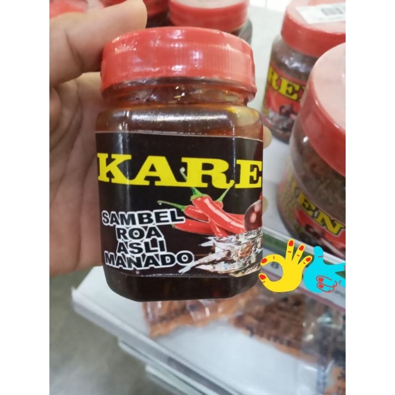 

Sambal Roa / Rica Roa Merk Karen 200 gram Oleh Oleh Khas Manado9